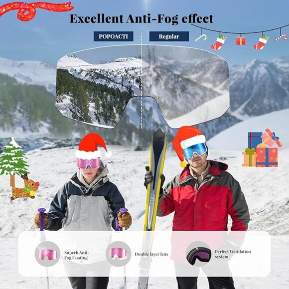 Polarized Spherical Ski Goggles 100% UV Protection - Picture 9 of 9